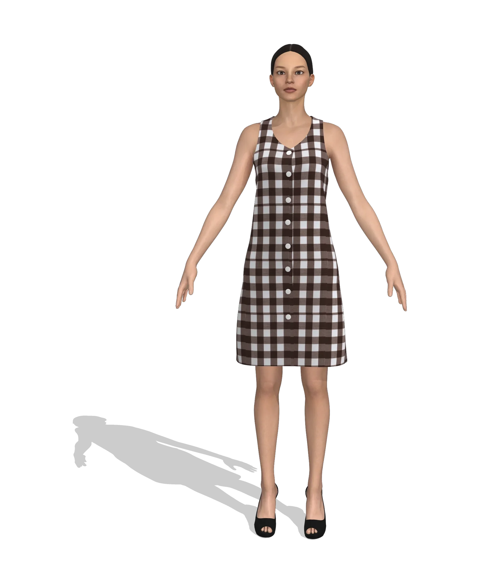KDscion p18 sleeveless maxi dress